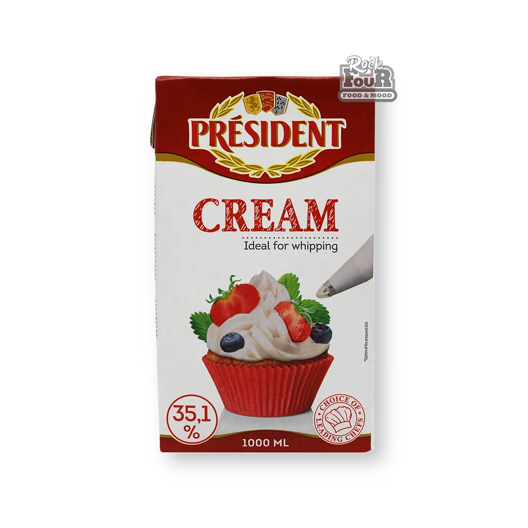 Սերուցքային արտադրանք «President» ուլտրապաստերացված 35.1% 1լ